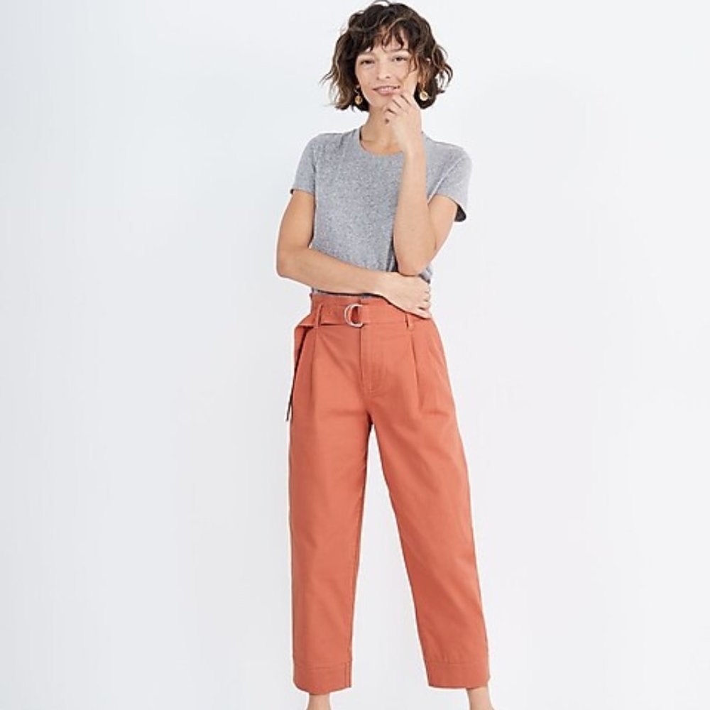 Madewell Tapered Paperbag Pants